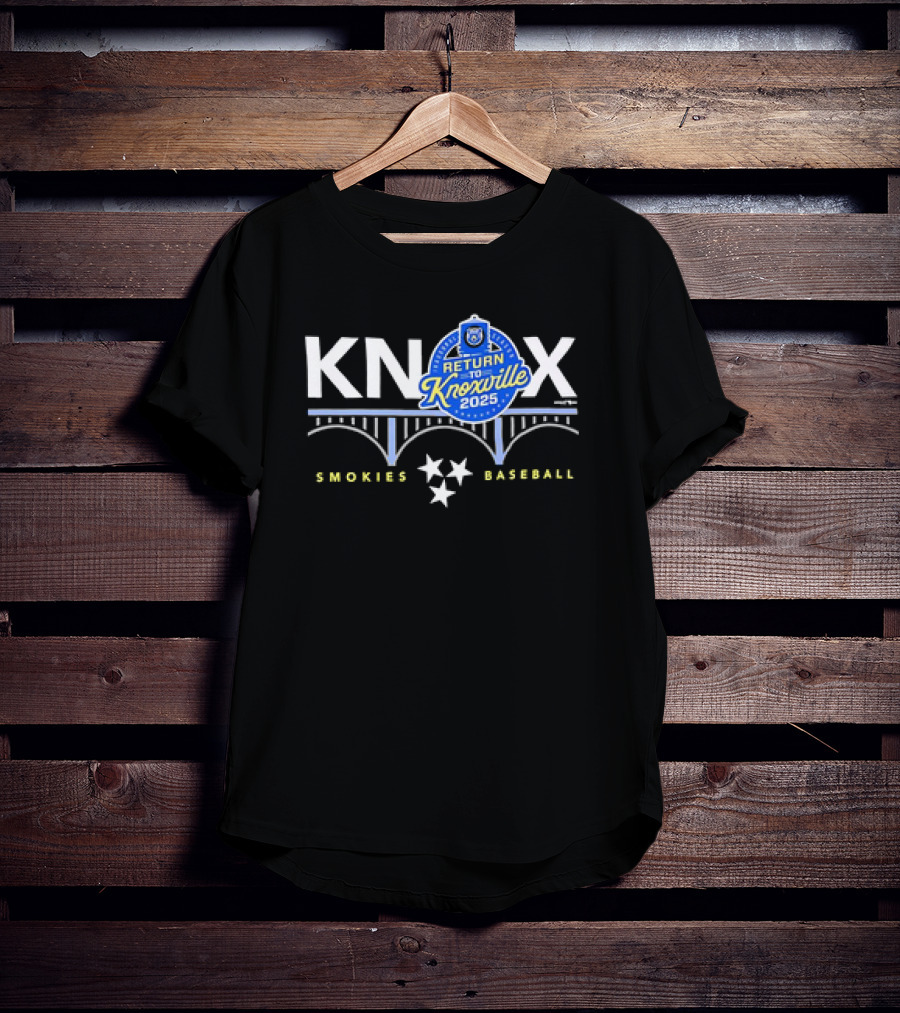 Return To Knoxville 2025 Smokies Baseball T-Shirt