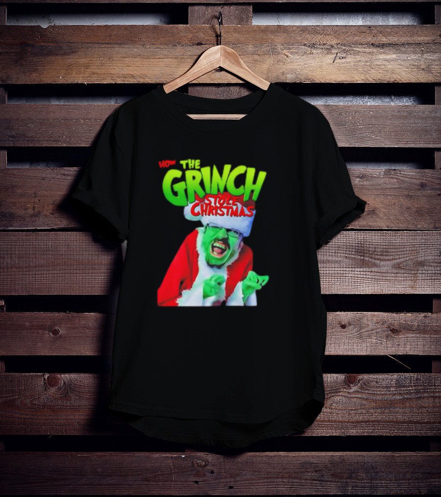 Walter White How The Grinch Stole Christmas Mashup Character T-Shirt