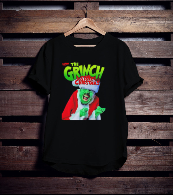 Walter White How The Grinch Stole Christmas Mashup Character T-Shirt