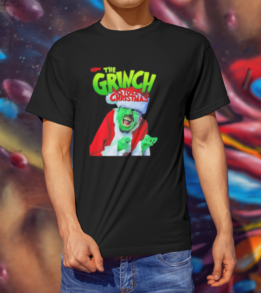 Walter White How The Grinch Stole Christmas Mashup Character T-Shirt