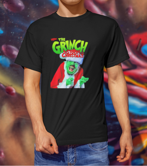 Walter White How The Grinch Stole Christmas Mashup Character T-Shirt