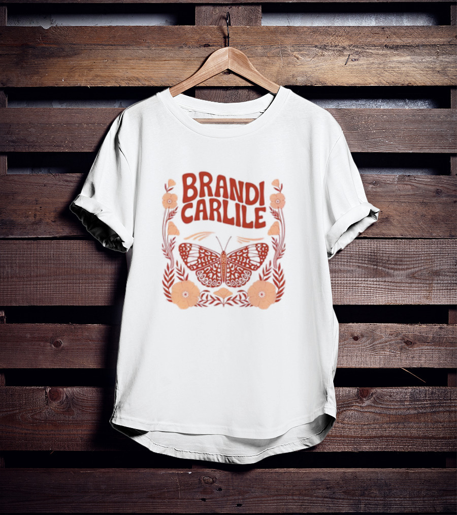 Brandi Carlile Butterfly Floral T-Shirt