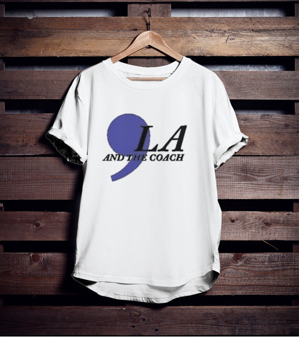 Comma LA And The Coach Retro Style Purple T-Shirt
