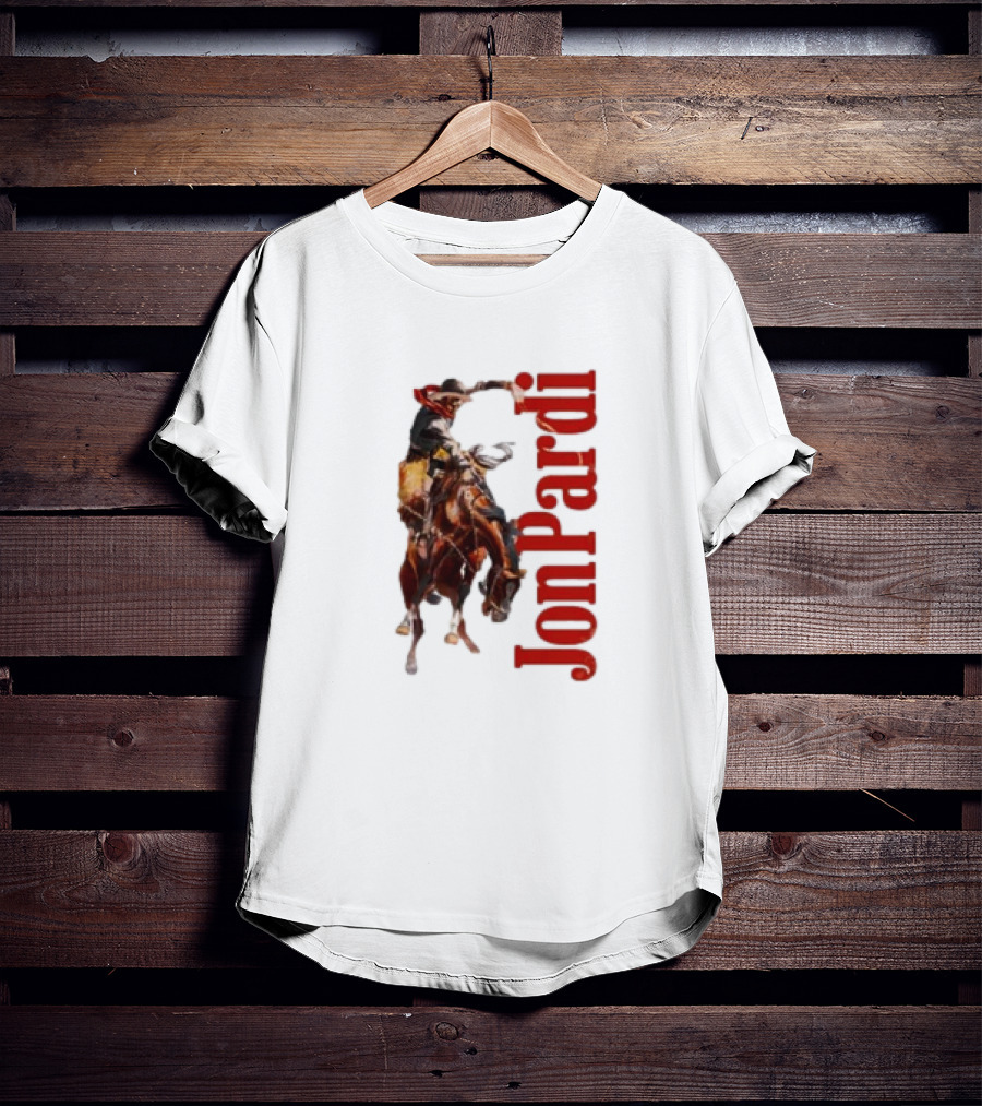 Jon Pardi Cowboy Riding Bronco Wild West T-Shirt