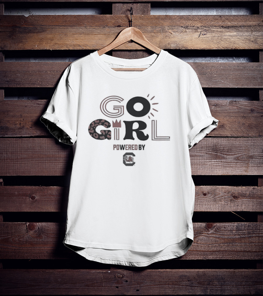 Go Girl Powered By South Carolina Gamecocks T-Shirt