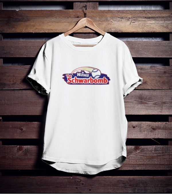 Wawa The Schwarbomb Baseball Logo Inspired T-Shirt