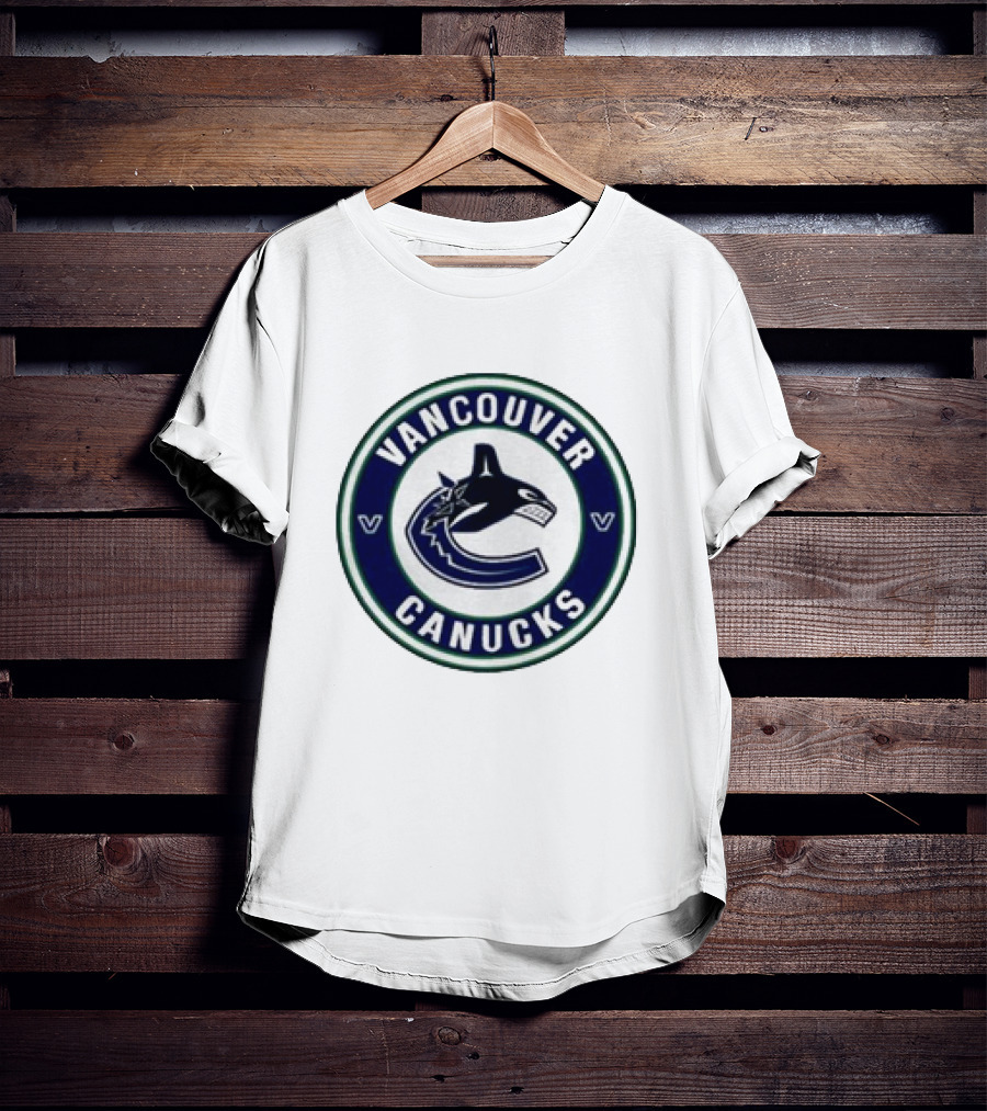 Vancouver Canucks Round Blue Orca T-Shirt