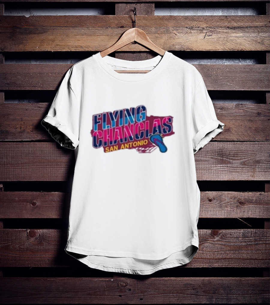 Flying Chanclas San Antonio Pink San Antonio Missions T-Shirt
