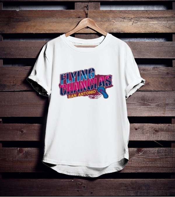 Flying Chanclas San Antonio Pink San Antonio Missions T-Shirt