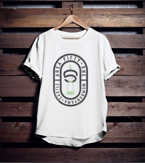 Area Fifty One Wembanyama Castle Alien T-Shirt