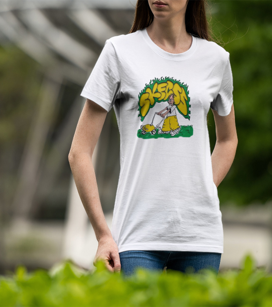 Skegss Lawn Mower Cartoon Graphic Classic T-Shirt