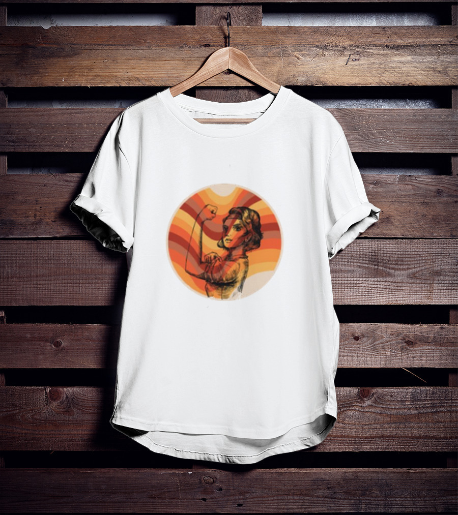 Strong Women Empower International Women's Day Feminism Retro Vintage T-Shirt