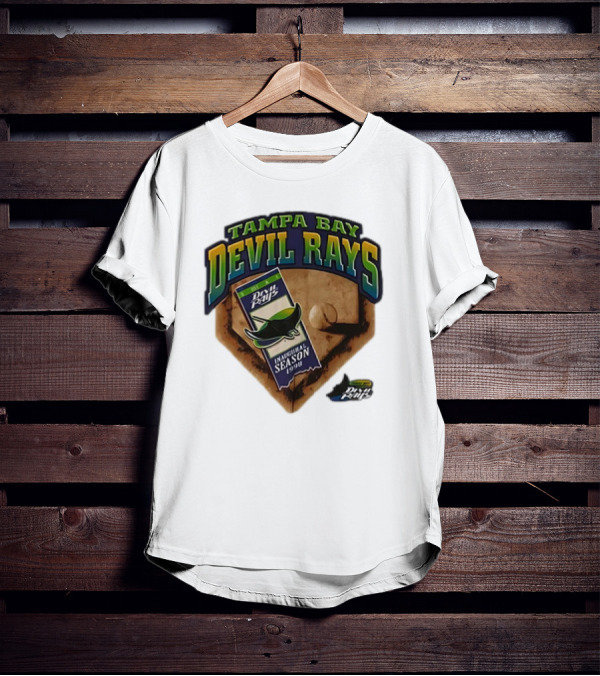 Tampa Bay Devil Rays Inaugural Season 1998 Vintage Major League Baseball Debut T-Shirt