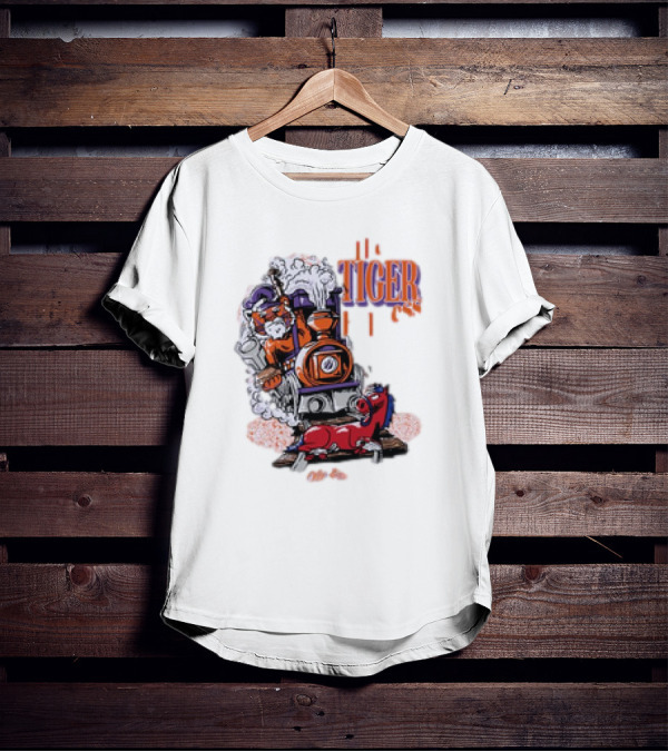 Tiger Express Steamrolls SMU Mustangs Clemson Victory T-Shirt