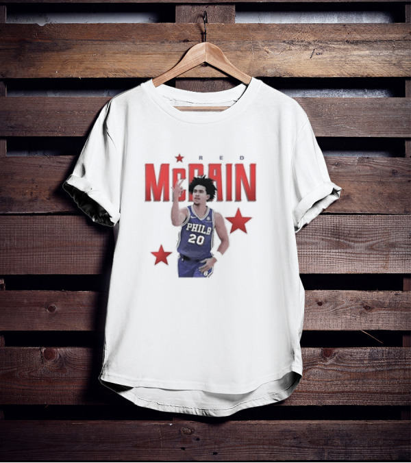 Jared McCain Philly 20 Red Stars Philadelphia Basketball T-Shirt