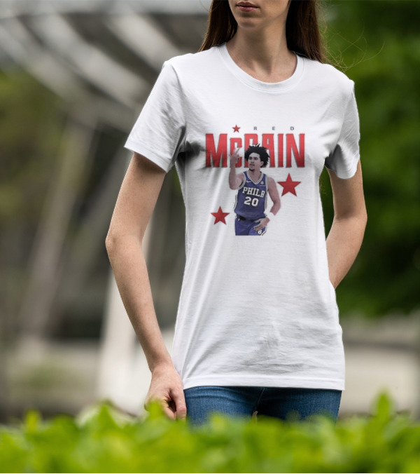 Jared McCain Philly 20 Red Stars Philadelphia Basketball T-Shirt