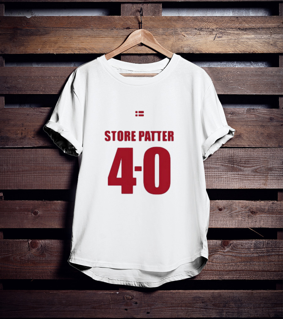 Suspekt Store Patter 4-0 Danish Flag T-Shirt