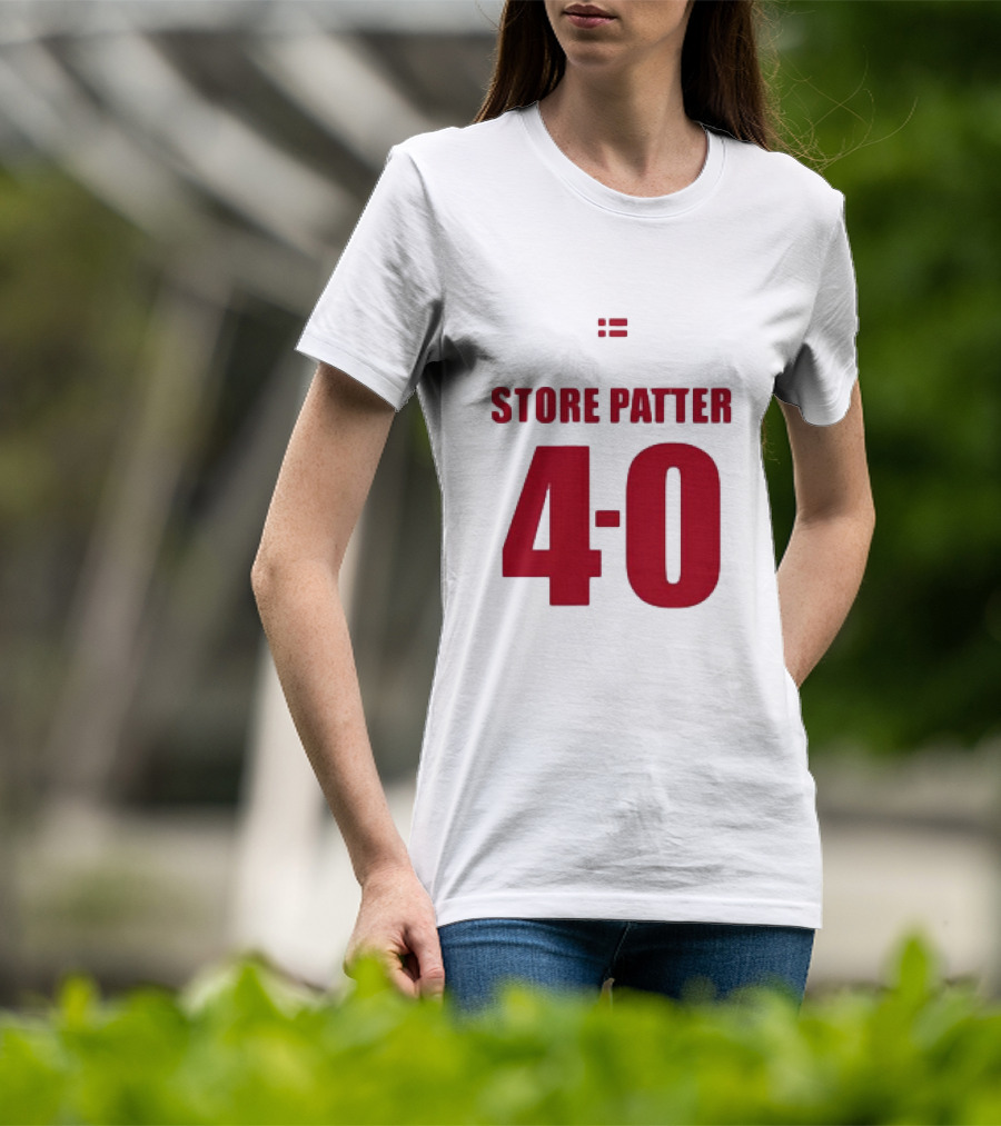 Suspekt Store Patter 4-0 Danish Flag T-Shirt