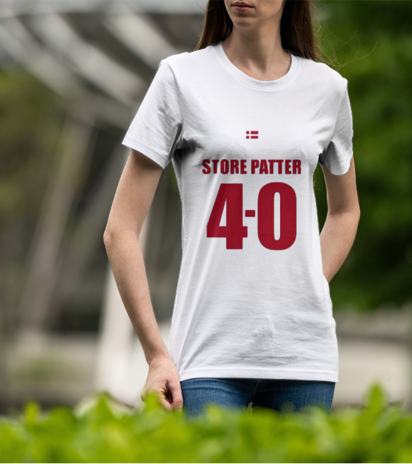 Suspekt Store Patter 4-0 Danish Flag T-Shirt