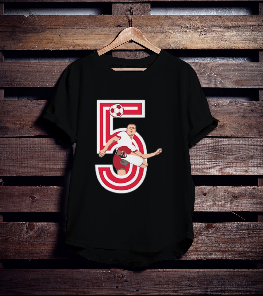 Franz Beckenbauer #5 Soccer Legend FC Bayern T-Shirt