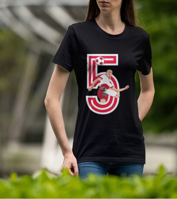 Franz Beckenbauer #5 Soccer Legend FC Bayern T-Shirt