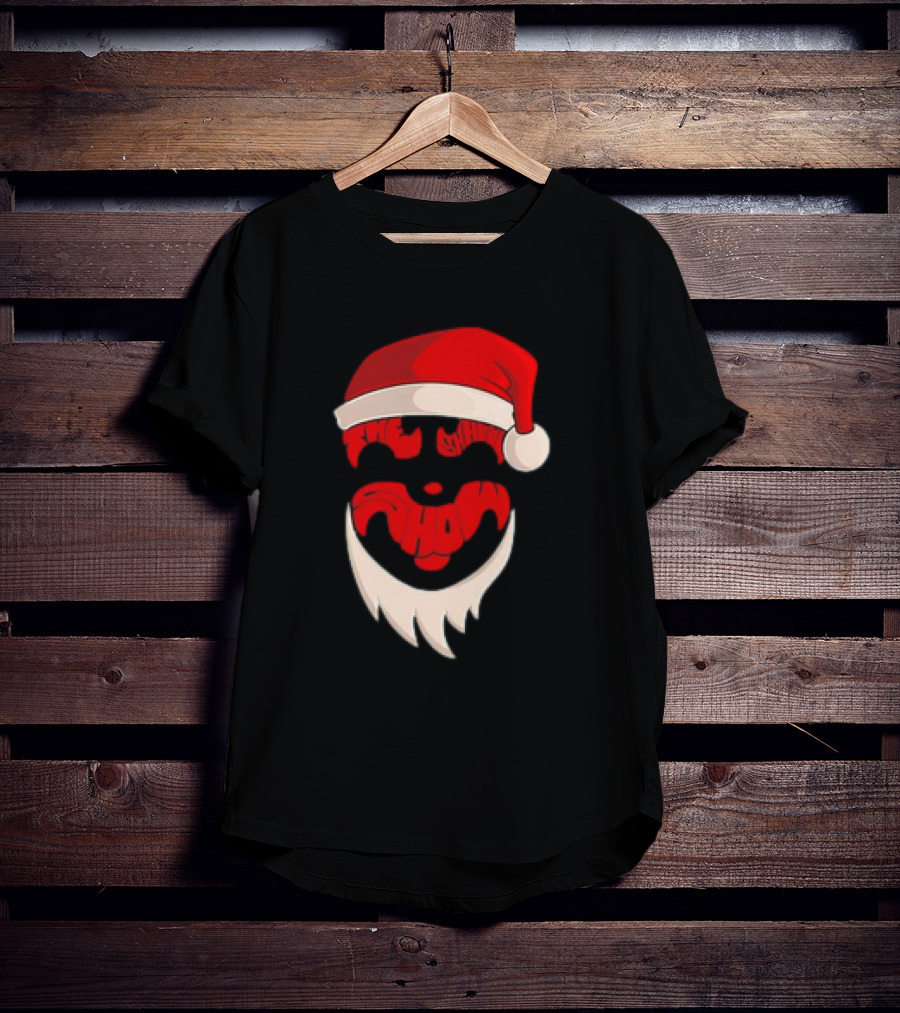 The Shaggs Santa Christmas Face T-Shirt