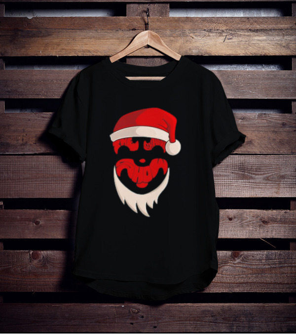 The Shaggs Santa Christmas Face T-Shirt