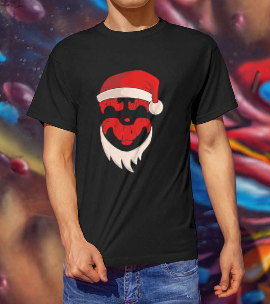 The Shaggs Santa Christmas Face T-Shirt