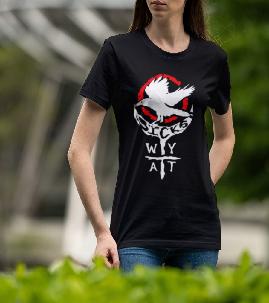 Licensed Gear Wyatt Sicks Red Circle Motif T-Shirt