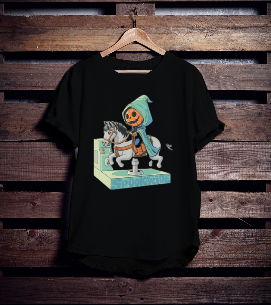 The Legend Of Sleepy Hollow Headless Horseman Spooky Ride Coin Operated Ride T-Shirt