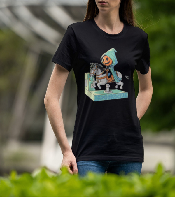 The Legend Of Sleepy Hollow Headless Horseman Spooky Ride Coin Operated Ride T-Shirt