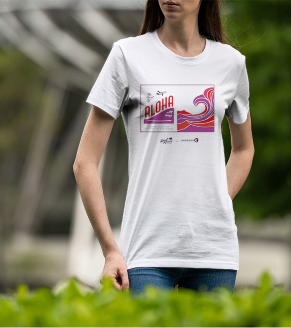 The Spirit Of Aloha Hawaiian Airlines Local Motion Sharing Aloha Waves T-Shirt