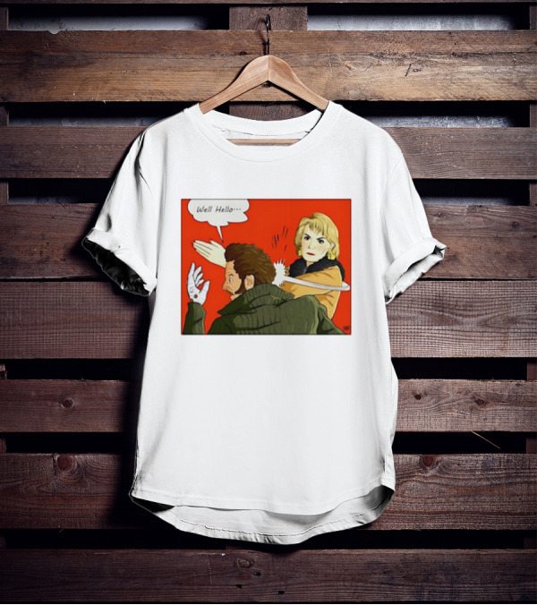 Well Hello Bandit Slap Comic T-Shirt