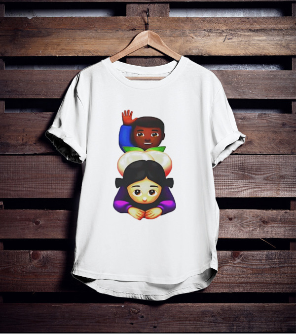 Doggystyle Emoji Meme Peach Behind Scene T-Shirt