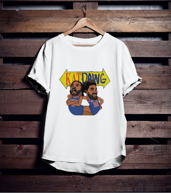 Kat Dawg Jalen Brunson Karl-Anthony Basketball Cartoon Characters T-Shirt