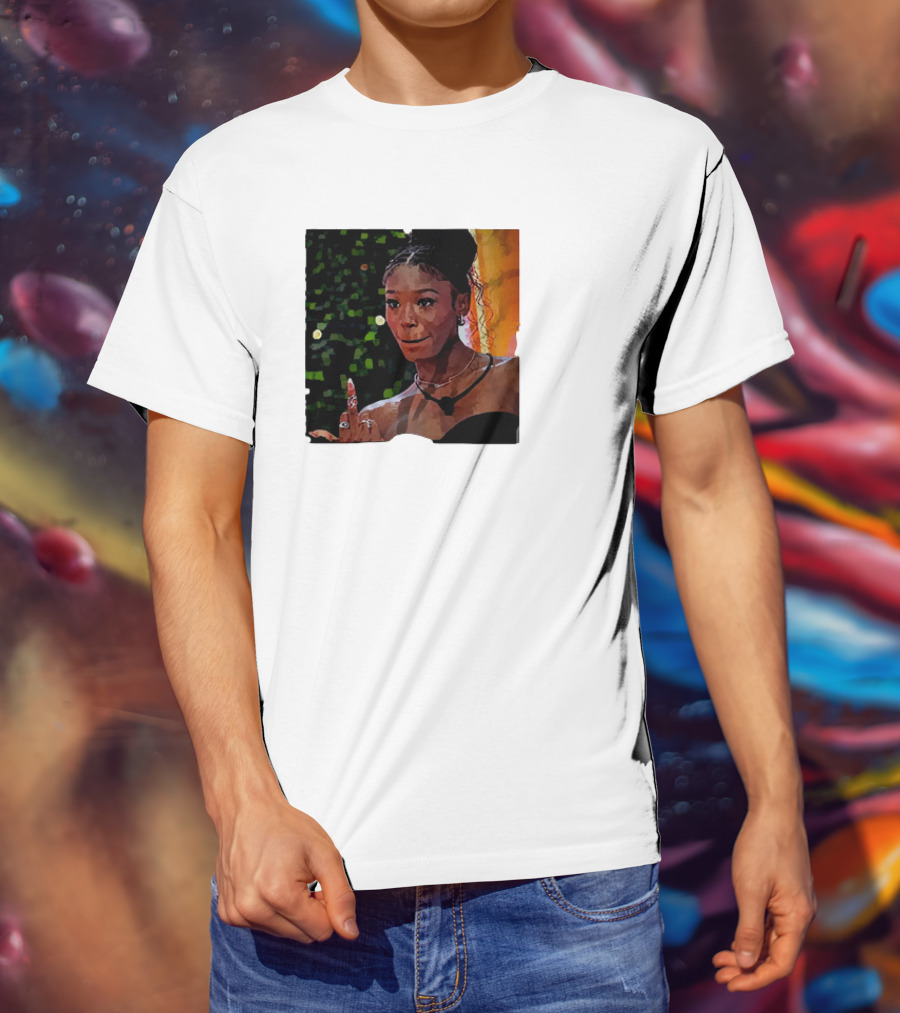 Love Island USA Serena Gesture Middle Finger T-Shirt