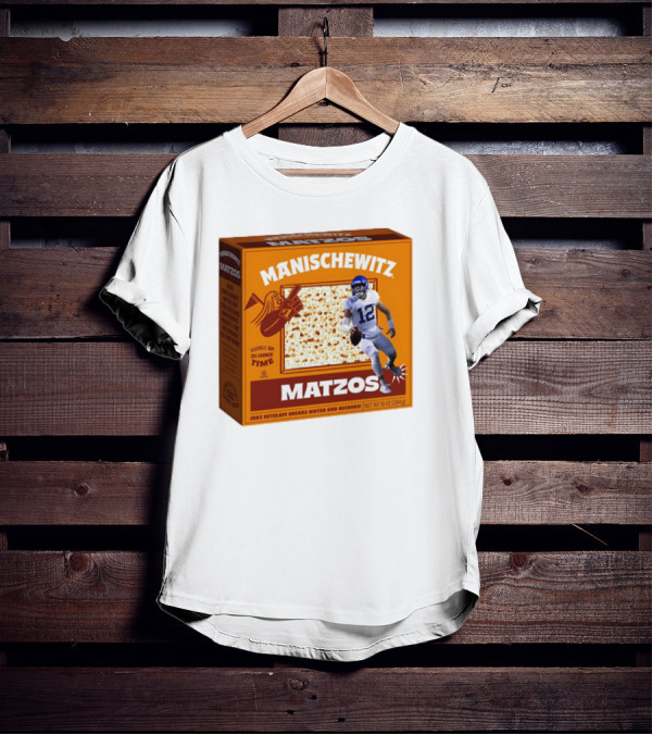 Manischewitz Matzos Jake Retzlaff Breaks Matzo And Records BYU Cougars Matzo Crunch Football T-Shirt