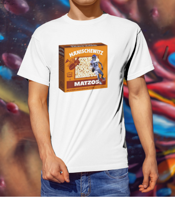 Manischewitz Matzos Jake Retzlaff Breaks Matzo And Records BYU Cougars Matzo Crunch Football T-Shirt