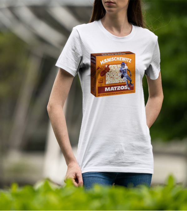 Manischewitz Matzos Jake Retzlaff Breaks Matzo And Records BYU Cougars Matzo Crunch Football T-Shirt