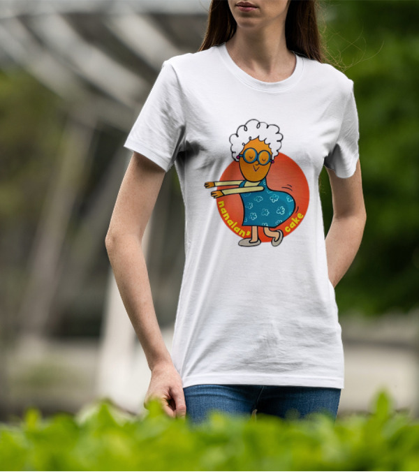 Nanalan Nana Cake Dancing Granny Character T-Shirt