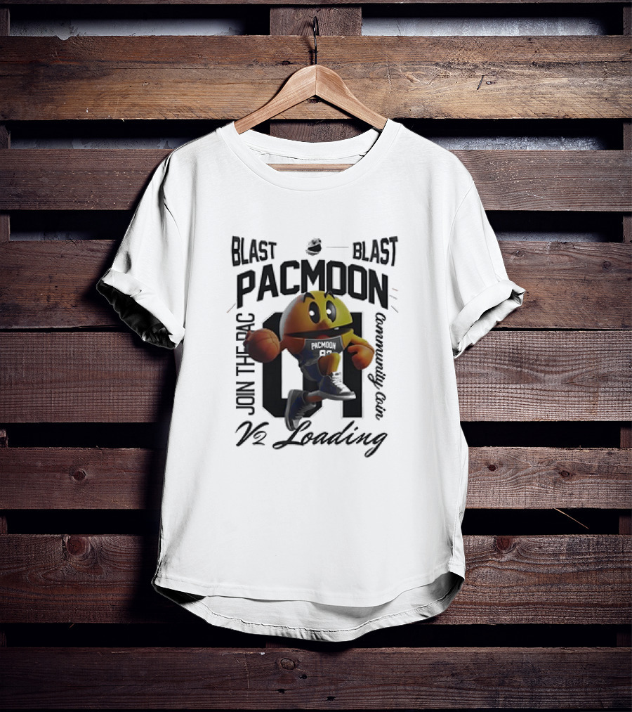Blast Pacmoon Join The Pac Community Coin V2 Loading T-Shirt