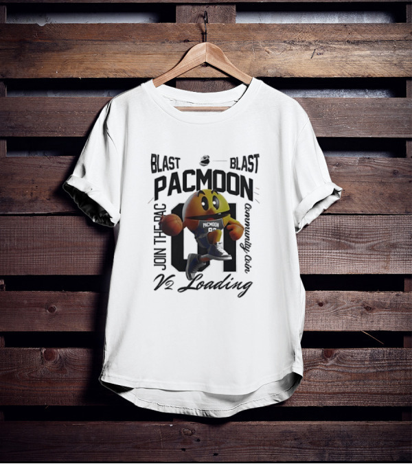 Blast Pacmoon Join The Pac Community Coin V2 Loading T-Shirt