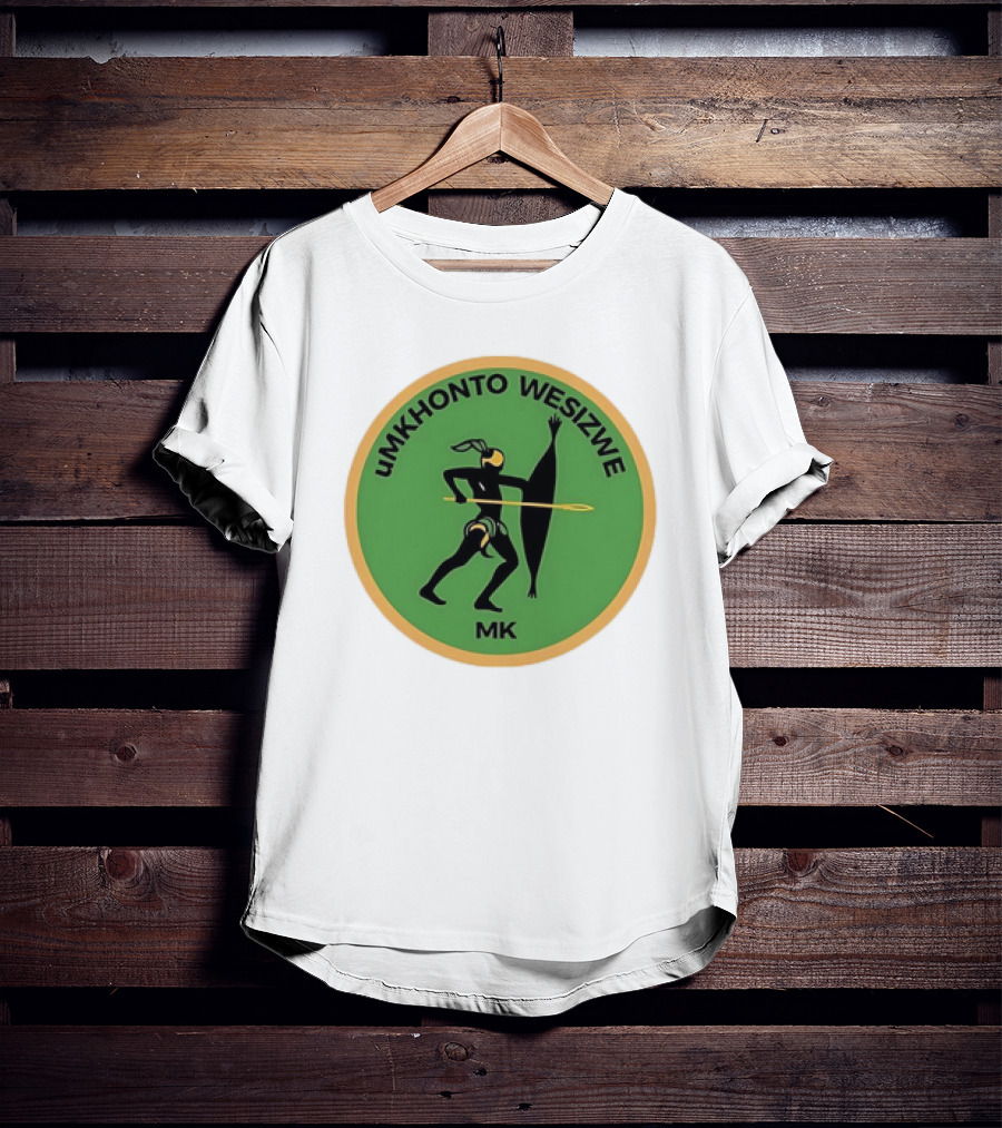 Umkhonto Wesizwe MK Embu Sign With Warrior And Spear T-Shirt