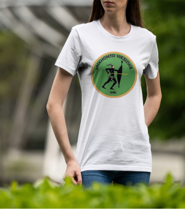 Umkhonto Wesizwe MK Embu Sign With Warrior And Spear T-Shirt