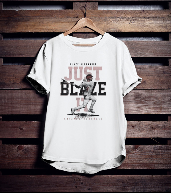 Blaze Alexander Arizona Baseball Just Blaze It T-Shirt