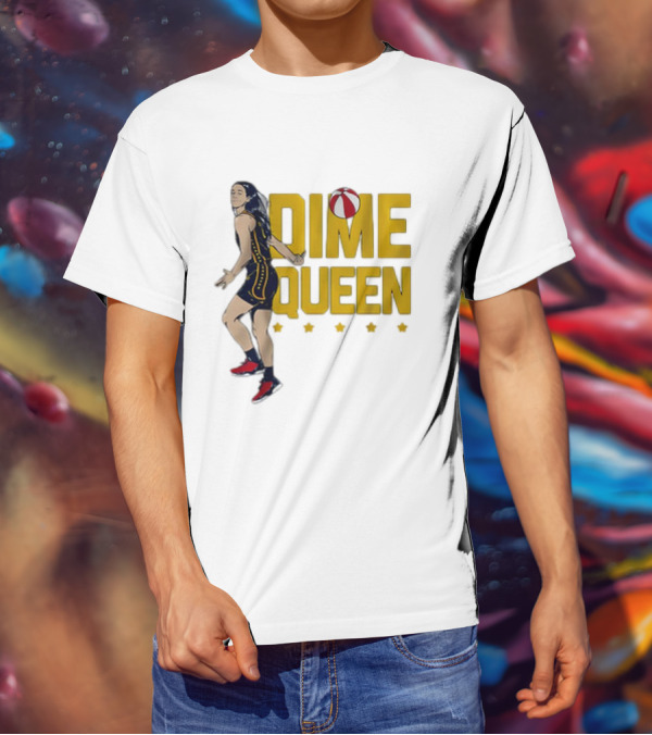 Caitlin Clark Dime Queen Indiana Fever Basketball T-Shirt