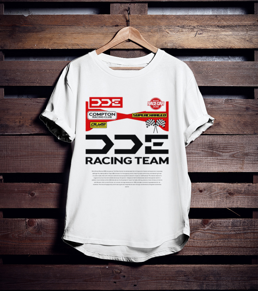DDE Racing Team Compton Racing Club Supercharged Racecar 333 Carbon T-Shirt