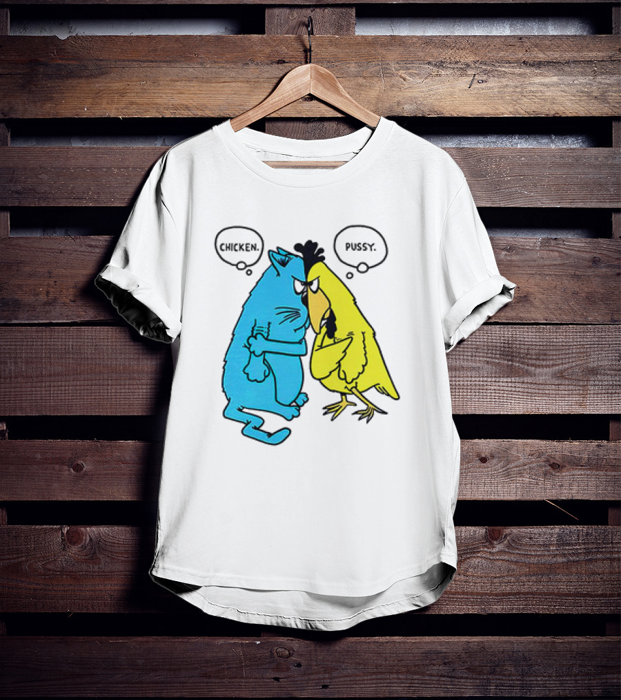Chicken Pussy Cartoon John Baynham Chicken Pussy T-Shirt