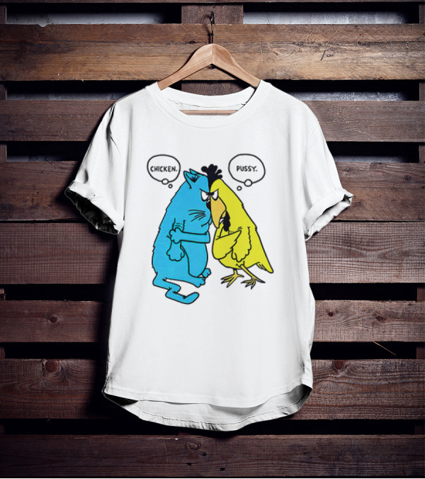 Chicken Pussy Cartoon John Baynham Chicken Pussy T-Shirt