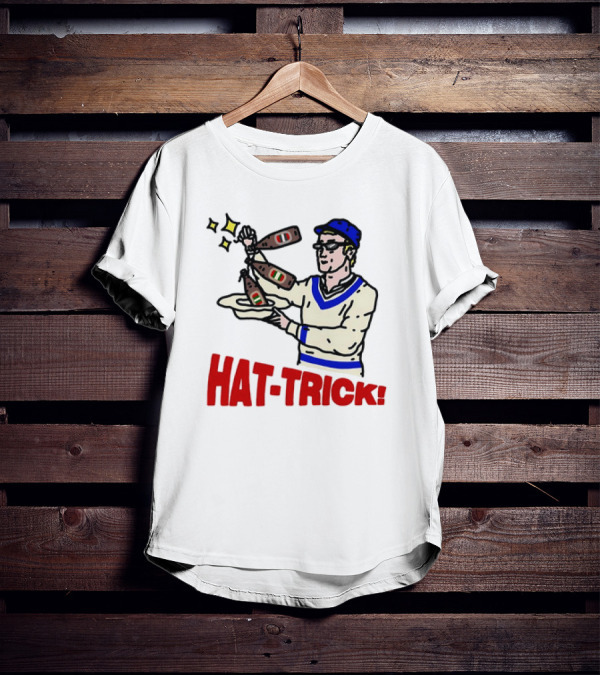 Hat Trick Beer Get Your Bottles Sparkling Cheers T-Shirt